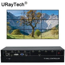 9 Channels TV Video Wall Controller 3x3 for TV Video Splicing 9 Channels TV Video Wall Controller 3x3 for TV Video Splicing