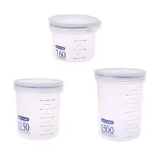 Герметичный Пластик кухонный пищевой контейнер герметичный горшок злаковое зерно фасоль рис хранения закуски банка бутылки 760/1150/1500 мл