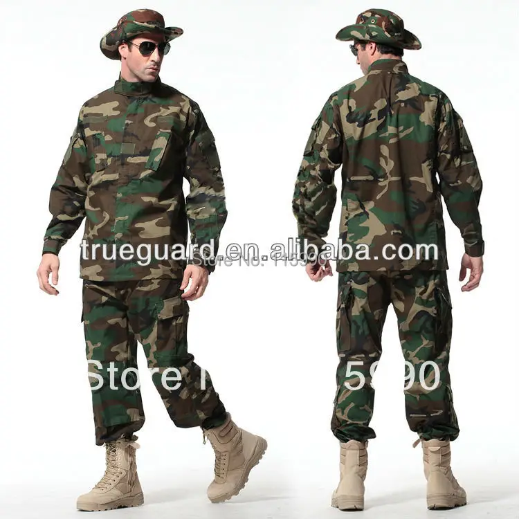 Woodland Camouflage Combat Uniforms us army military uniform tactical ...