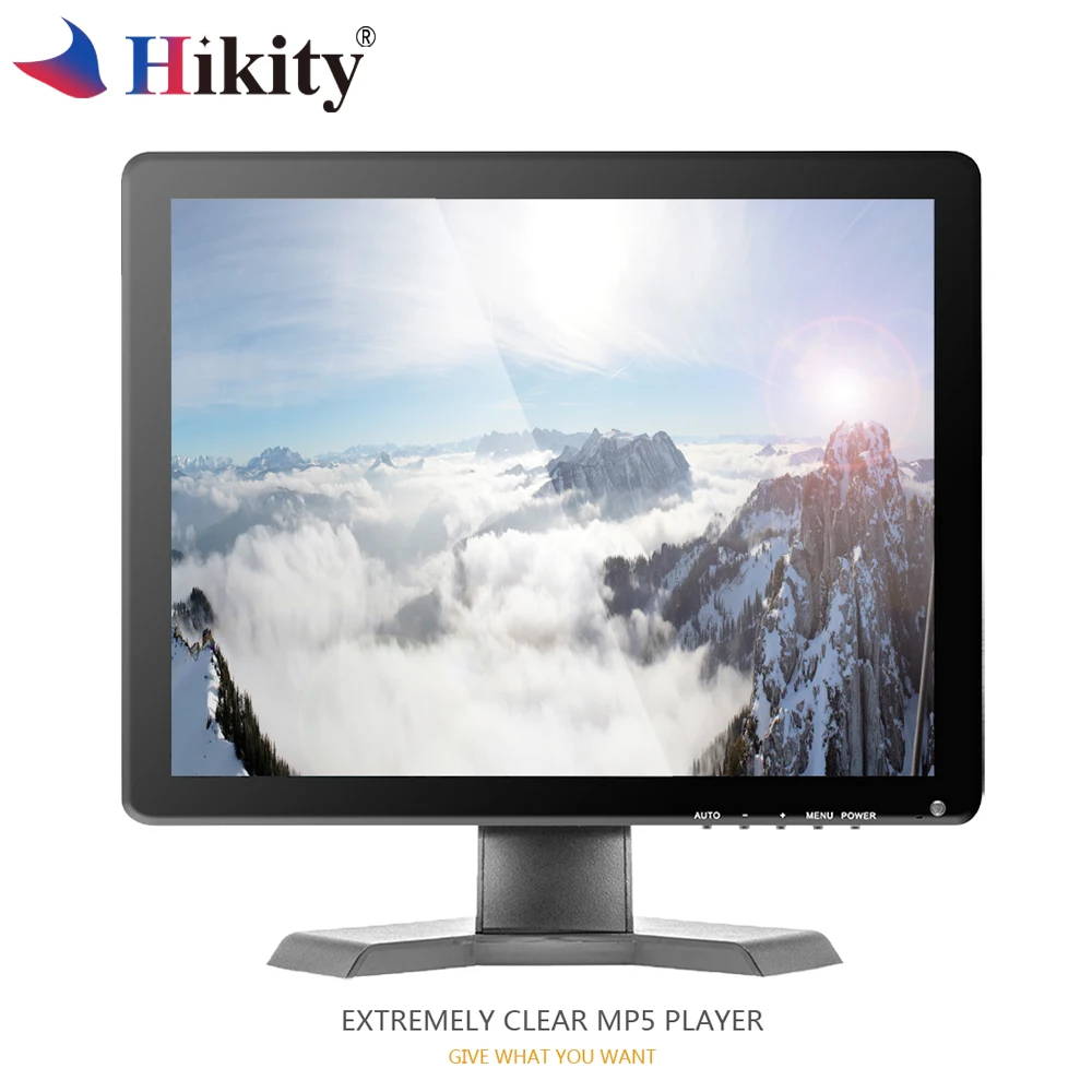 

Hikity 15" IPS LCD HD Monitor Mini TV 1080P Color Screen Camera Video Security With Speaker/BNC/AV/VGA/HDMI/USB Earphone Remote