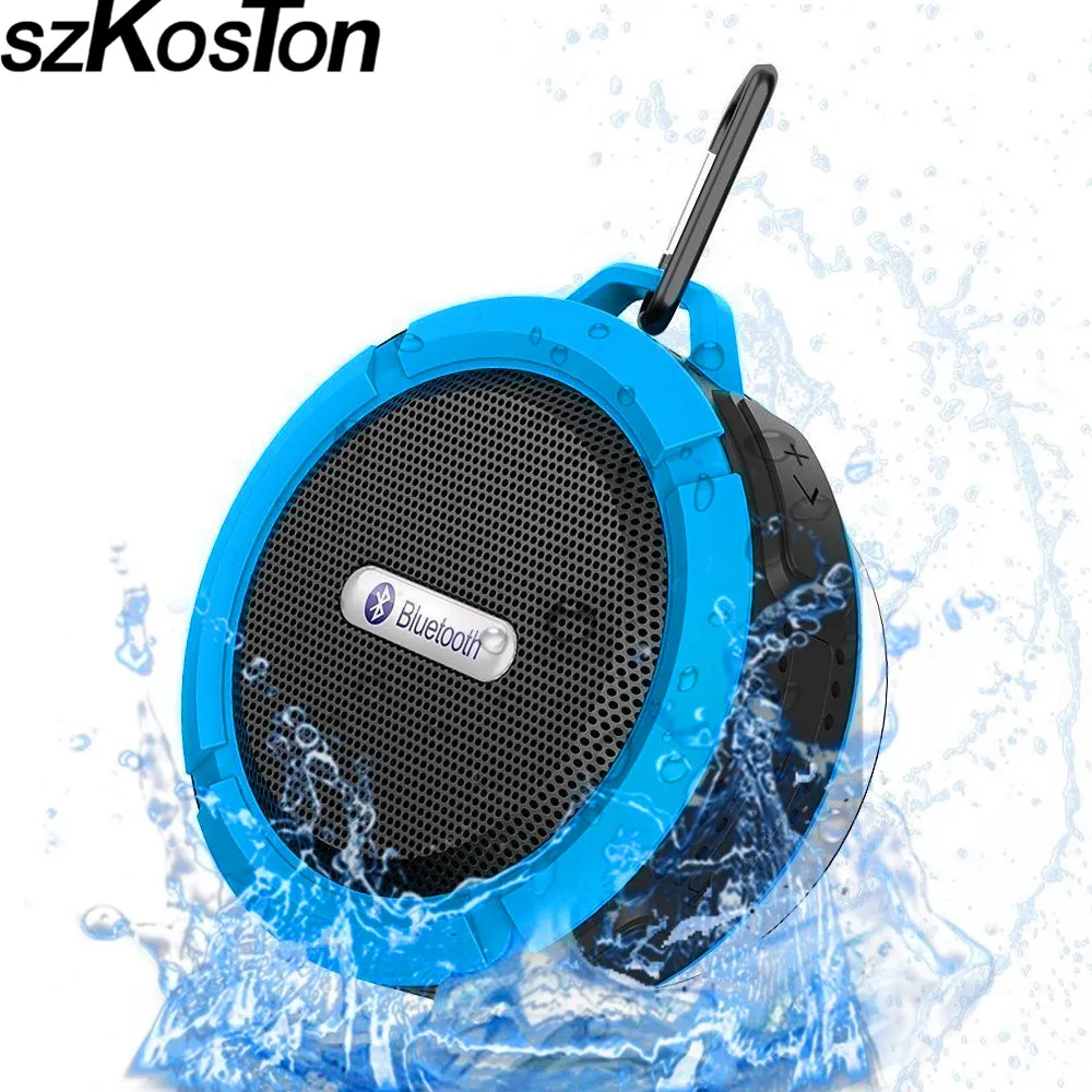 Outdoor Wireless Bluetooth Portable Speaker 4.0 Stereo Built-in mic Shock Resistance IP66 Waterproof Speaker with Bass