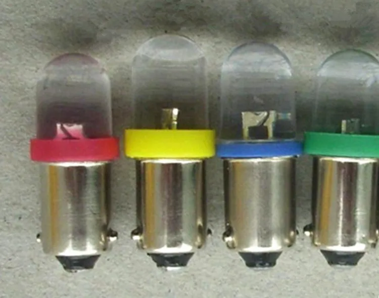 5PCS led 3v ba9s 24v ba9s 6v led ba9s 12v red blue green yellow white ...