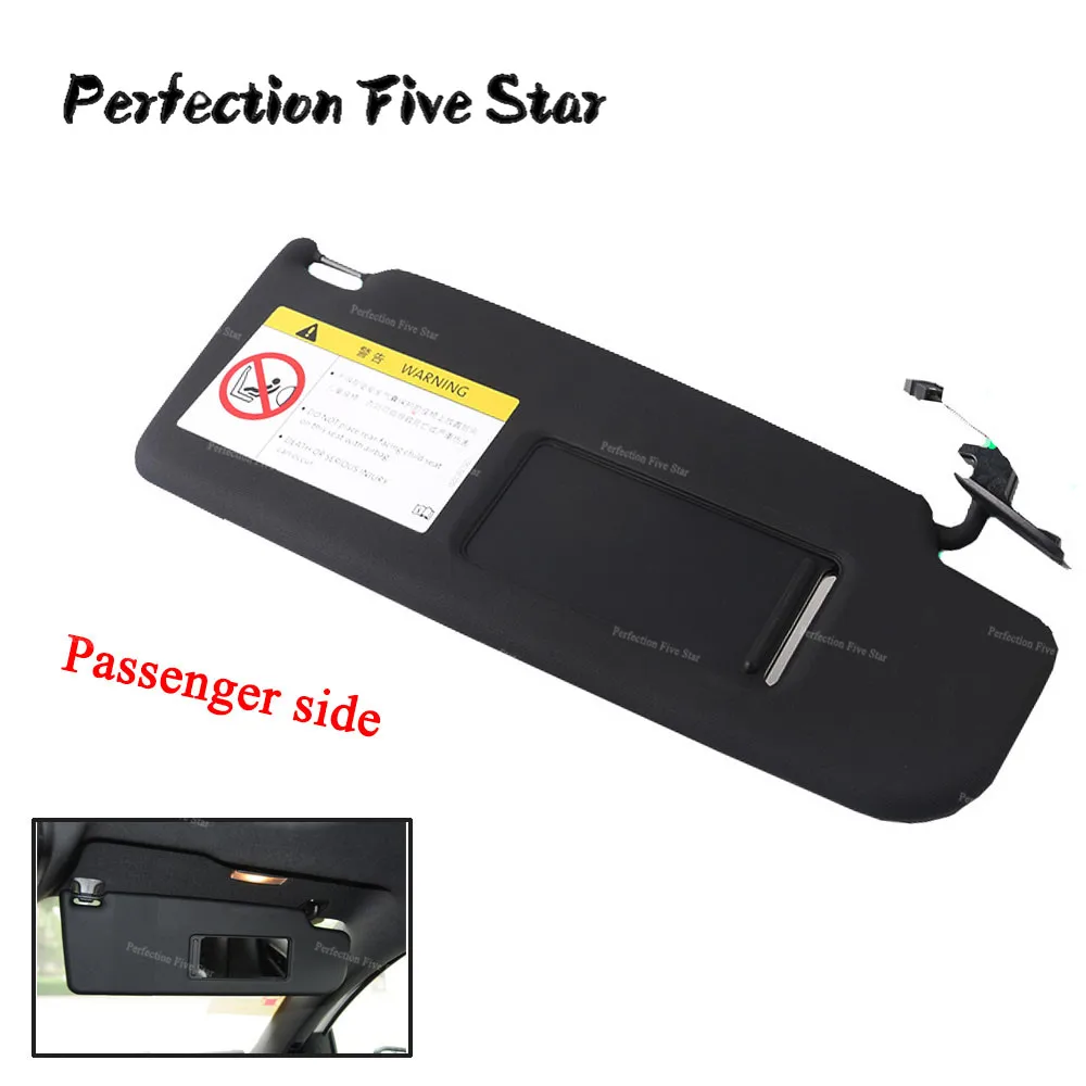

1KD857552A 1KD 857 552 A For Volkswagen Passat B7 Passat CC Jetta MK5 New Sun VisorRight Passenger Side Black