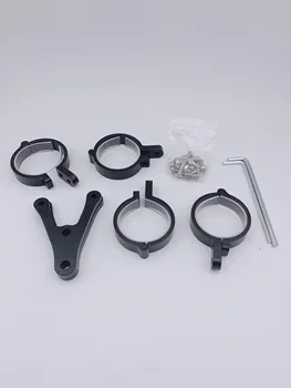 

black Universal Motorcycle 7" Headlight Mount 7 inch Head Light Housing Bracket For Honda Yamaha Suzuki KawasakiUniversal