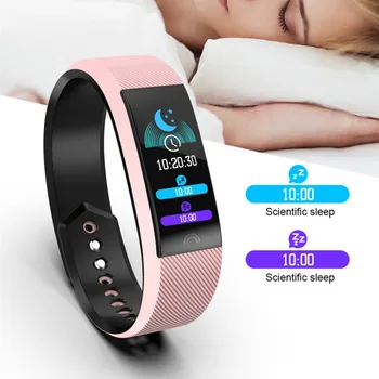 

F6 Color Screen Smart Wristband Bluebooth Bracelet USB Charging IP68 Waterproof Multi-Sport Mode Anti-Lost Alarm Clock