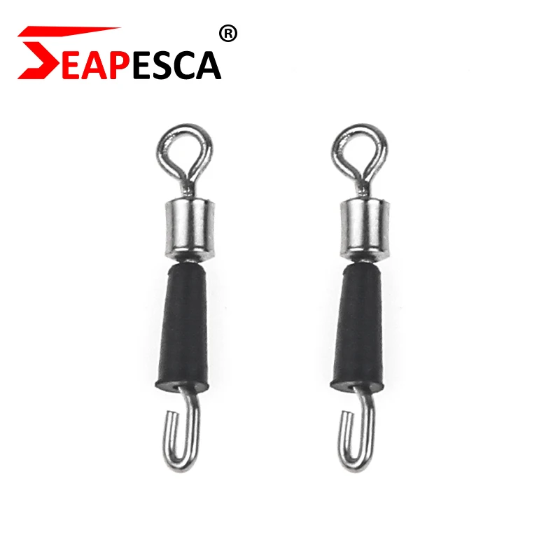 

SEAPESCA 20pcs/lot Quality Rolling Rotation Clamp Fastener Hook and Fishing Line Connector Pipe Stretch Tool Accessories YA155