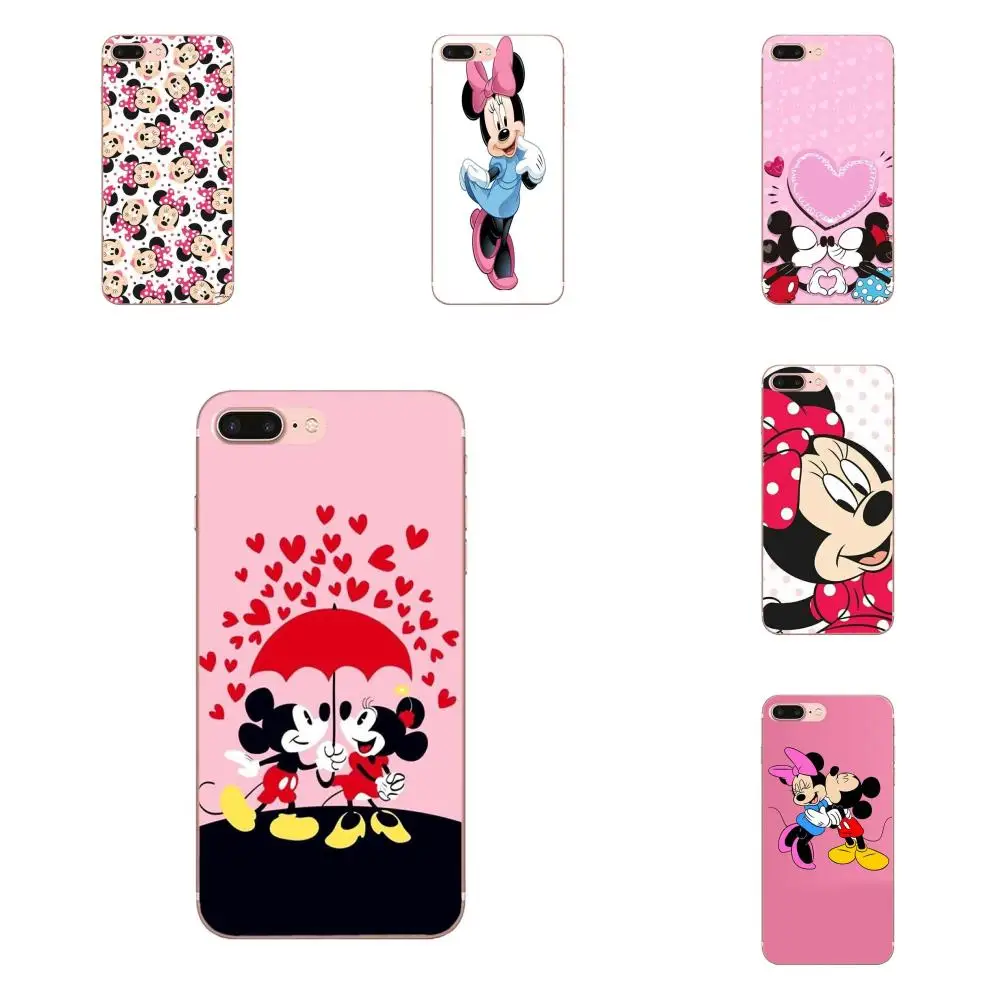 

Phone Minnie Mouse TPU Custom Design For Sony Xperia Z Z1 Z2 Z3 Z4 Z5 compact Mini M2 M4 M5 T3 E3 E5 XA XA1 XZ Premium