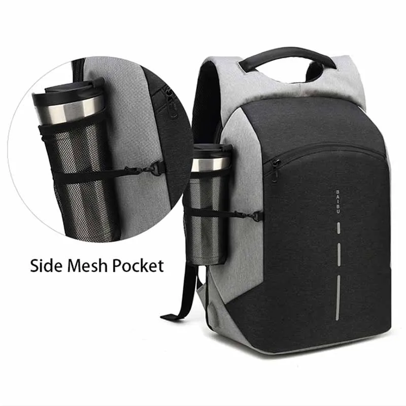 

Men Backpack Antitheft Waterproof Design Laptop Backpack Student Boy School Bags For Teenagers Travel Backpacks Male 2031