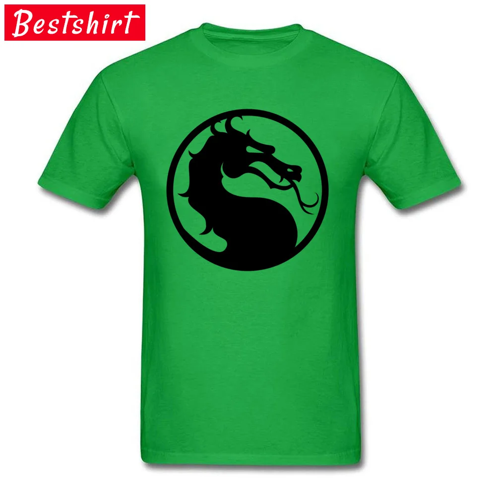 Mortal Kombat T shirt 6012 Top T-shirts Design 2018 Newest O-Neck All Cotton T Shirt Clothing Shirt for Men Thanksgiving Day Mortal Kombat T shirt 6012 green