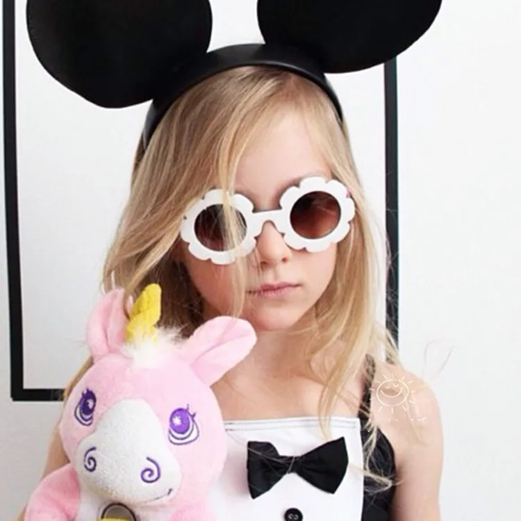 Новые детские солнцезащитные очки ins моделирующие трендовые солнцезащитные очки для девочек УФ-украшения для вечерние