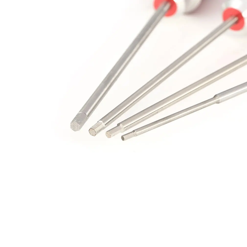 4pcs Hex Screwdriver Set 1.5 2.0 2.5 3.0mm Titanium Plating Hardened Tools Kit For RC Helicopter RC Car Racing Drone RC Tools