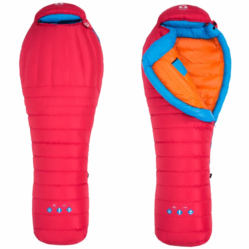 

HIGHROCK -5~-40C Adult Outdoor High Exploration Extreme Adventurers White Goose Down Sleeping Bag