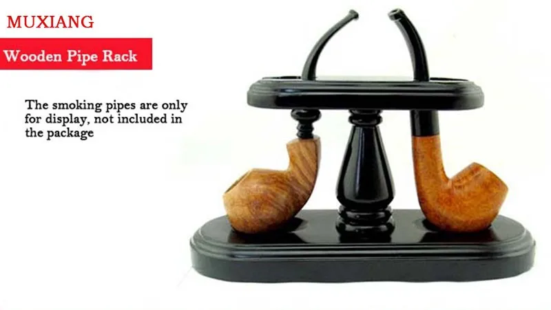 1 wooden 2 pipe racks