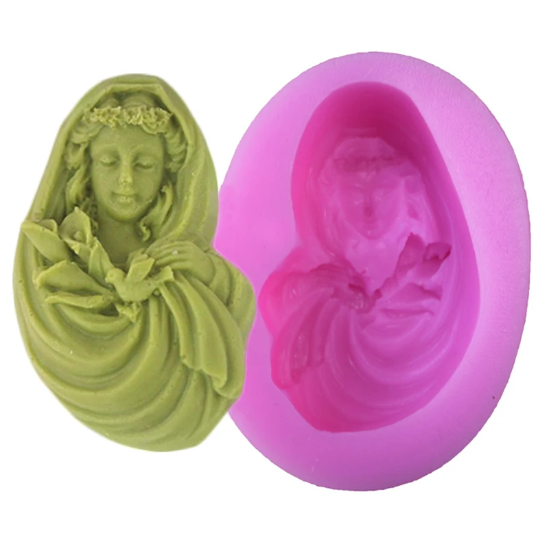 

Goddess Art Silicone Soap Molds Crafts For Soap Silicone Forms Diy Cake Decorating Bakery Ice Grid Mold For