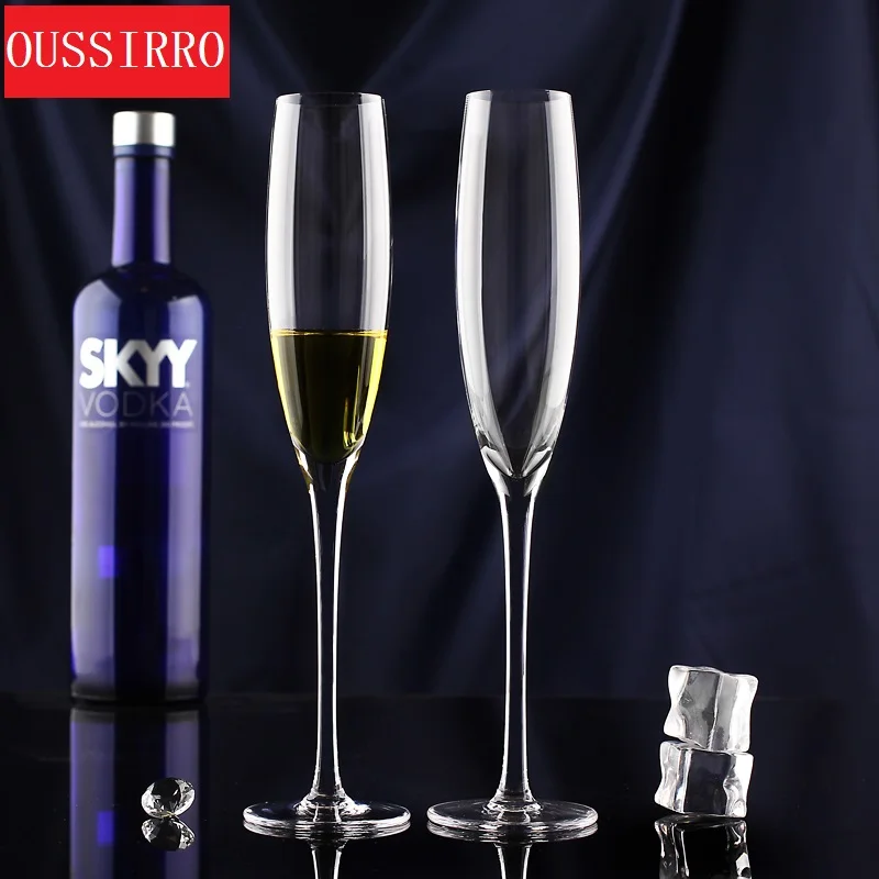 Бессвинцовый Кристалл Стекло красные бокалы для вина шампанского флейты пары свадебный бокал любовник подарки на день рождения чашка