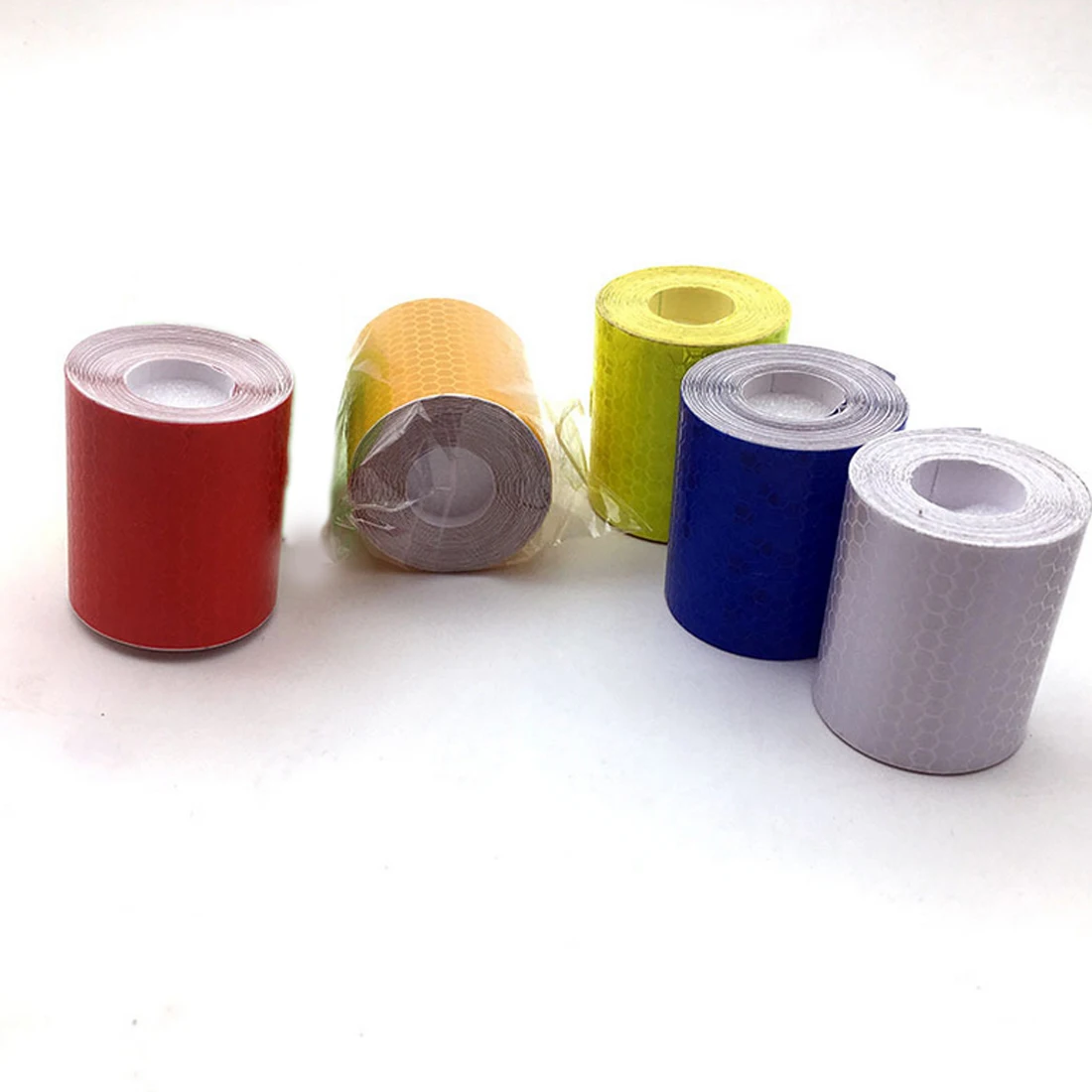 

Dewtreetali 3M Fluorescence Pure Yellow Reflective Car Truck Motorcycle Sticker Safety Warning Signs Conspicuity Tape Roll