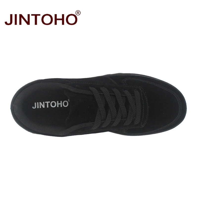 JINTOHO/Новинка 2018 года модная повседневная черная Мужская обувь дизайнерская