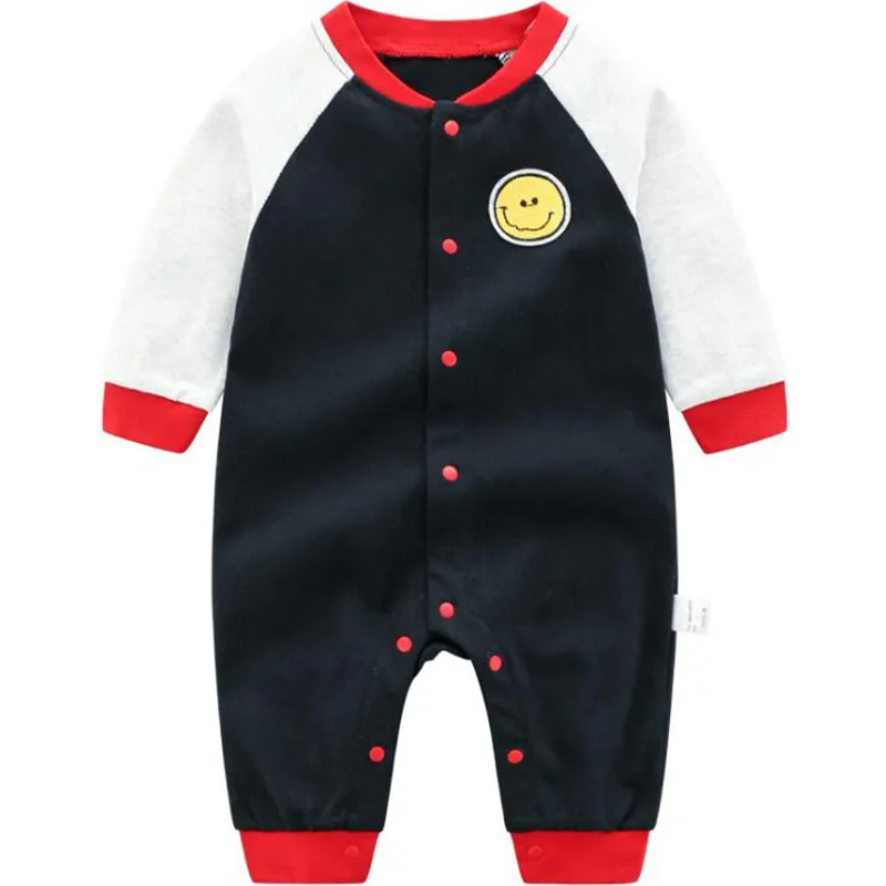 Длинный рукав комбинезон для новорожденной девочки 3-24 месяца комбинезон для новорожденных крошечный хлопок одежда для малышей