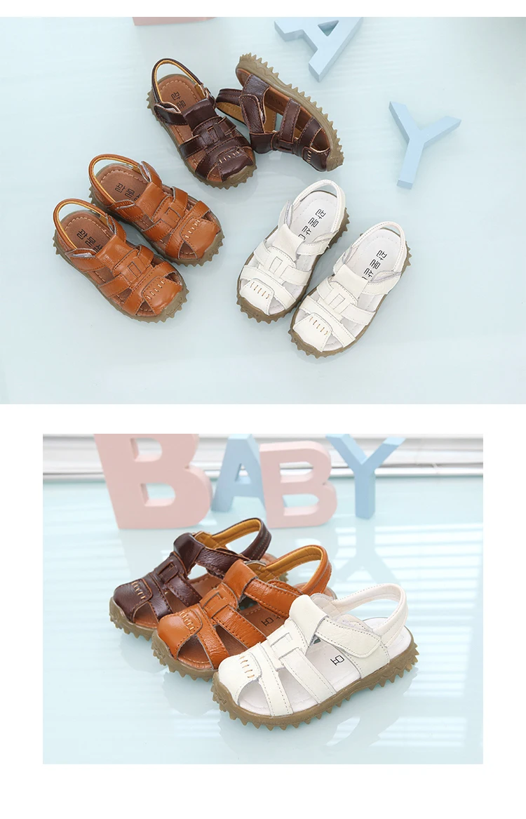 Детская обувь; сандалии для мальчиков; Новинка года; сезон весна-лето; Baotou; пляжная обувь для отдыха; нескользящая обувь для детей
