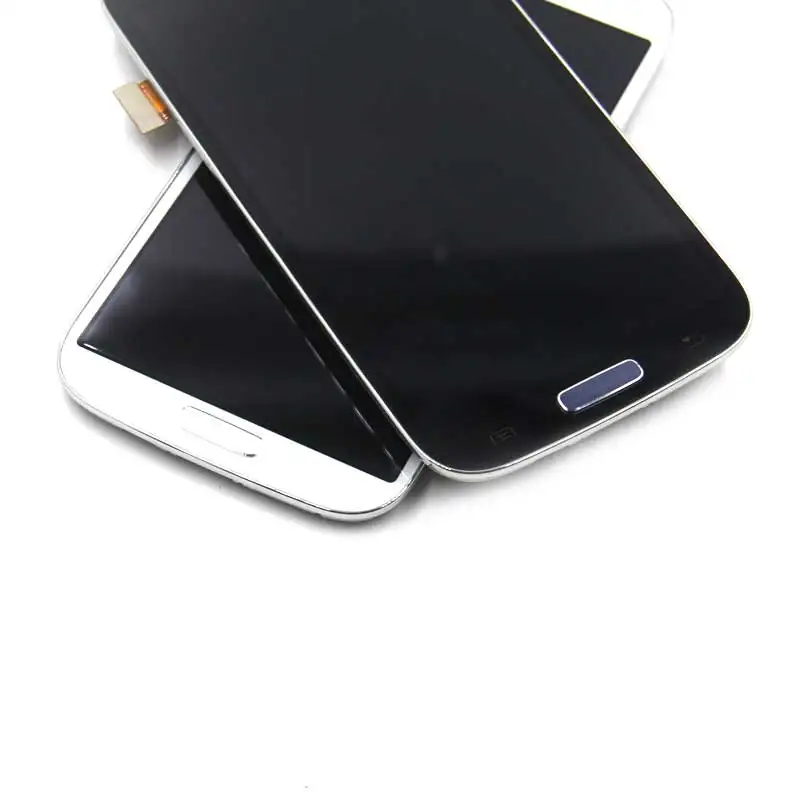 Синий ЖК дисплей Дисплей Замена Экран для samsung S4 i9500 i9505 с дигитайзер Рамка в сборе