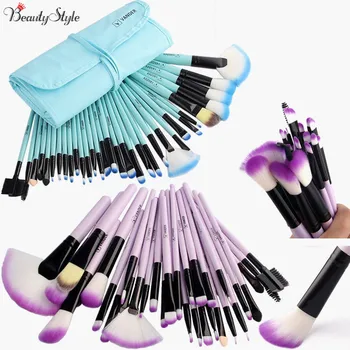 

VANDER Professional 32 Pcs Cosmetic Makeup Brushes Set Makeup Brushes Foundation Powder Blush Eyeliner Brushes With Brush Roll