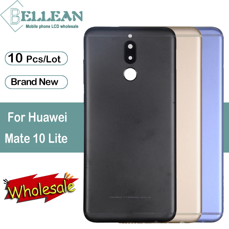 Dinamico для huawei Коврики 10 lite Батарея на домашнию дверь Корпус Nova 2i задняя чехол шасси Коврики 10 Lite Батарея крышка 10 шт