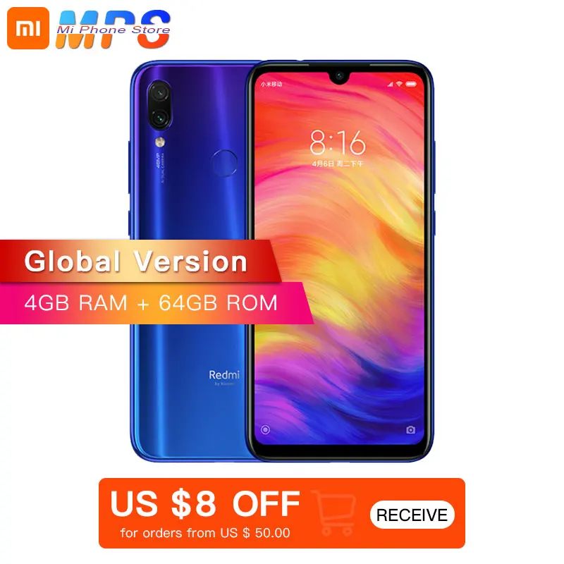Global Version Xiaomi Redmi Note 7 4GB 64GB Smartphone Snapdragon 660 Octa Core 4000mAh 2340 x 1080 48MP Dual Camera Cellphone Global Version Xiaomi Redmi Note 7 4GB 64GB Smartphone Snapdragon 660 Octa Core 4000mAh 2340 x 1080 48MP Dual Camera Cellphone