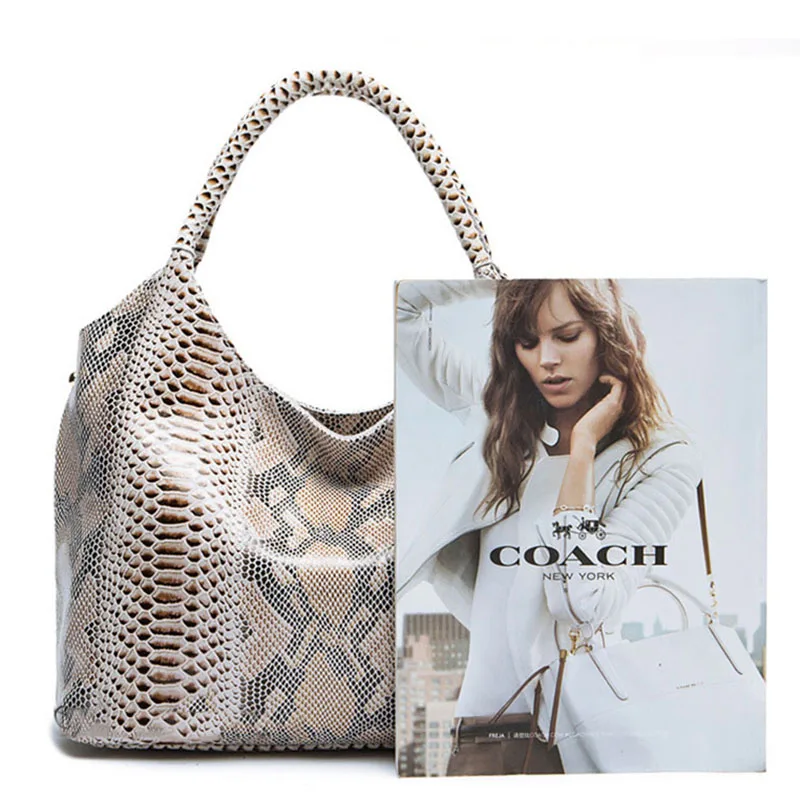 Сумка мессенджер из натуральной кожи под змеиную кожу|brand handbags|designer brand handbagdesigner