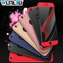 

WLMLBU Full Protection 360 Case for iPhone 6s 6 7 Case 8 8plus x Case for Mobile Phone Matte Phone Case iPhone 7P