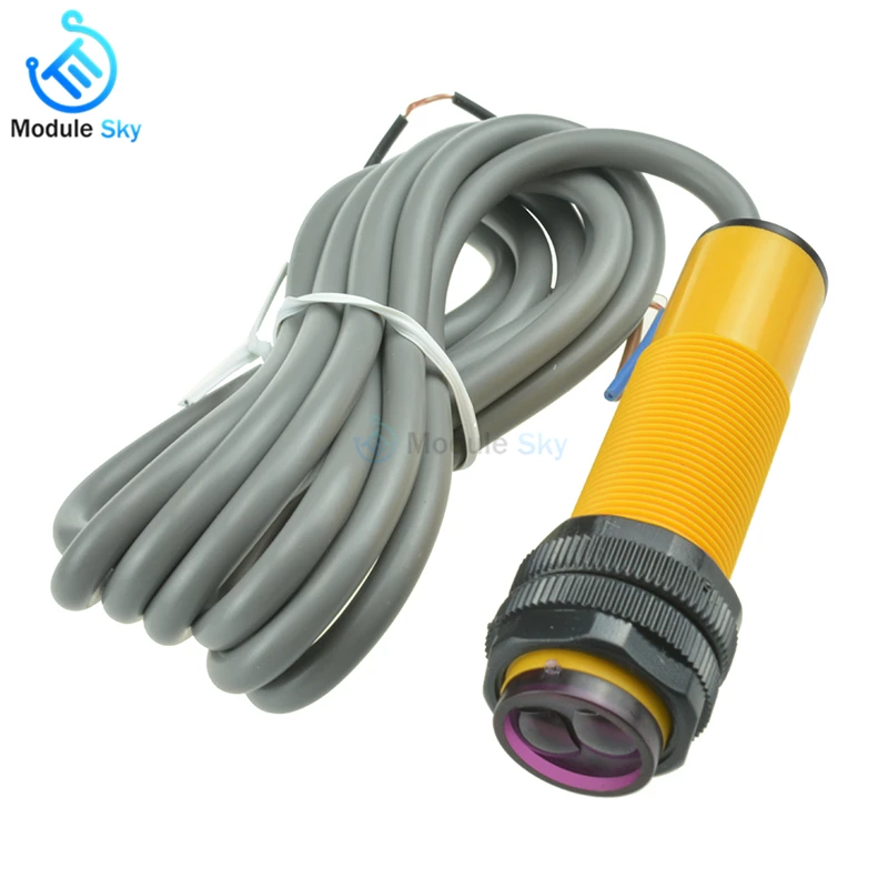 

E18-D50NK diffuse reflectance infrared obstacle avoidance sensor infrared photoelectric switch proximity switches NPN