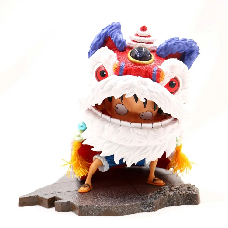 Anime One Piece New Year Lion Dance Luffy Action Figure Dolls Monkey D Luffy Figurine T30 Action Figures Aliexpress