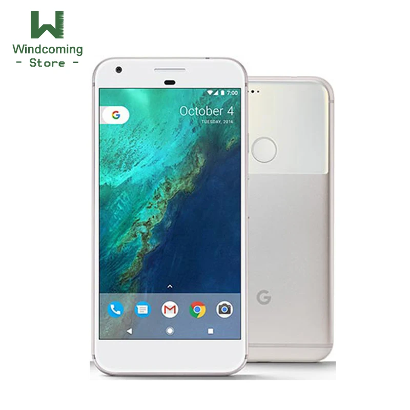 Оригинальный разблокированный сотовый телефон Google Pixel XL 4 Гб ОЗУ 32 ГБ/128 ПЗУ 4G LTE