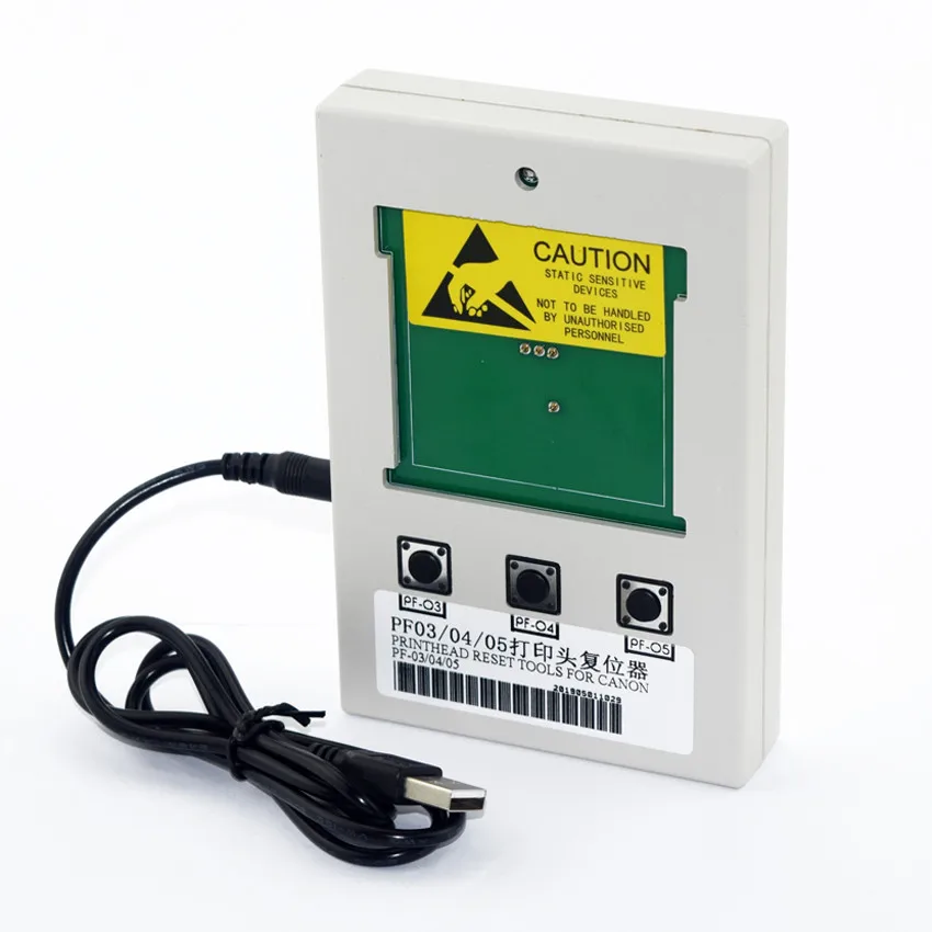 For Canon PF-03 PF 03 Printhead Resetter Reset PF-04 / PF04 / PF 04 or PF-05 / PF05 / PF 05 Printer Head To PF03