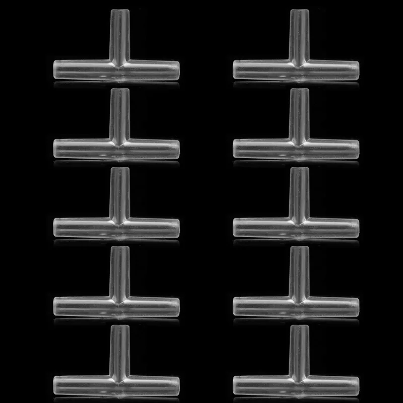 2019 New 10Pcs Aquarium 3 Way T Connector Tubing Air Valves for Fish Tank Oxygen Pump