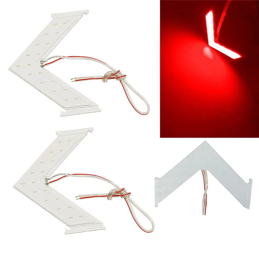 

2PCS/Lot LED COB Arrow Panel Car Light Source Car Rear View Mirror Indicator Turn Signal Light White/Ice Blue/Red/Yellow