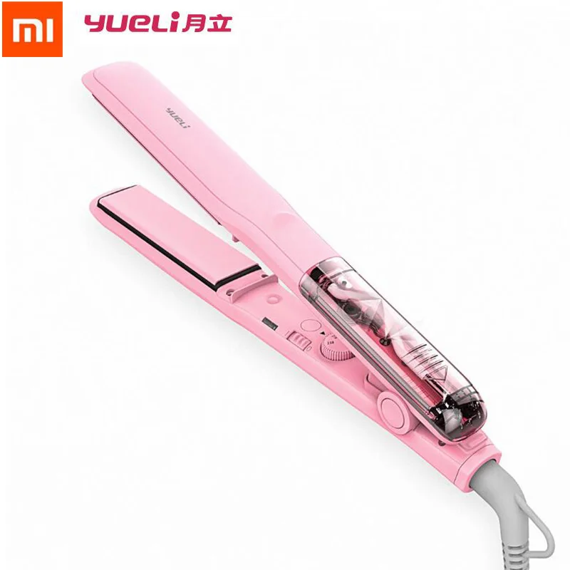 

Original Xiaomi Yueli Professional Vapor Steam Hair Straightener Curler Salon Personal Use Hair Styling 5 Levels adjustable Temp