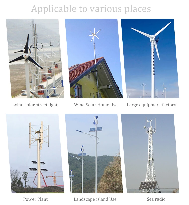 Gerador de Turbina Eólica com Retificador Construído em Gerador de Energia w 200 300 400 Ímã Permanente Eólica Dc12v - 24 v 100 Mod. 146067 9 wind turbine
