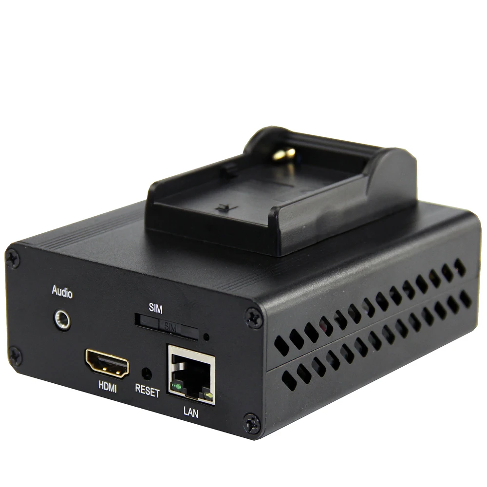 4G LTE HEVC H.265 HDMI to IP Live Streaming Encoder H.264 HD Video Audio RTMP RTSP RTMPS Encoder for Live Streaming Broadcast 4G LTE HEVC H.265 HDMI to IP Live Streaming Encoder H.264 HD Video Audio RTMP RTSP RTMPS Encoder for Live Streaming Broadcast
