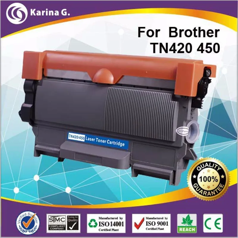 for Brother TN 420 TN420 Black Toner Cartridge compatible NEW 1200 page