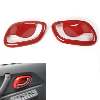 

BBQ@FUKA New 2Pcs Inner Door Handles Bowl Cover Bezel Car Interior Moulding Decoration Trim For Suzuki Jimny 07-2015