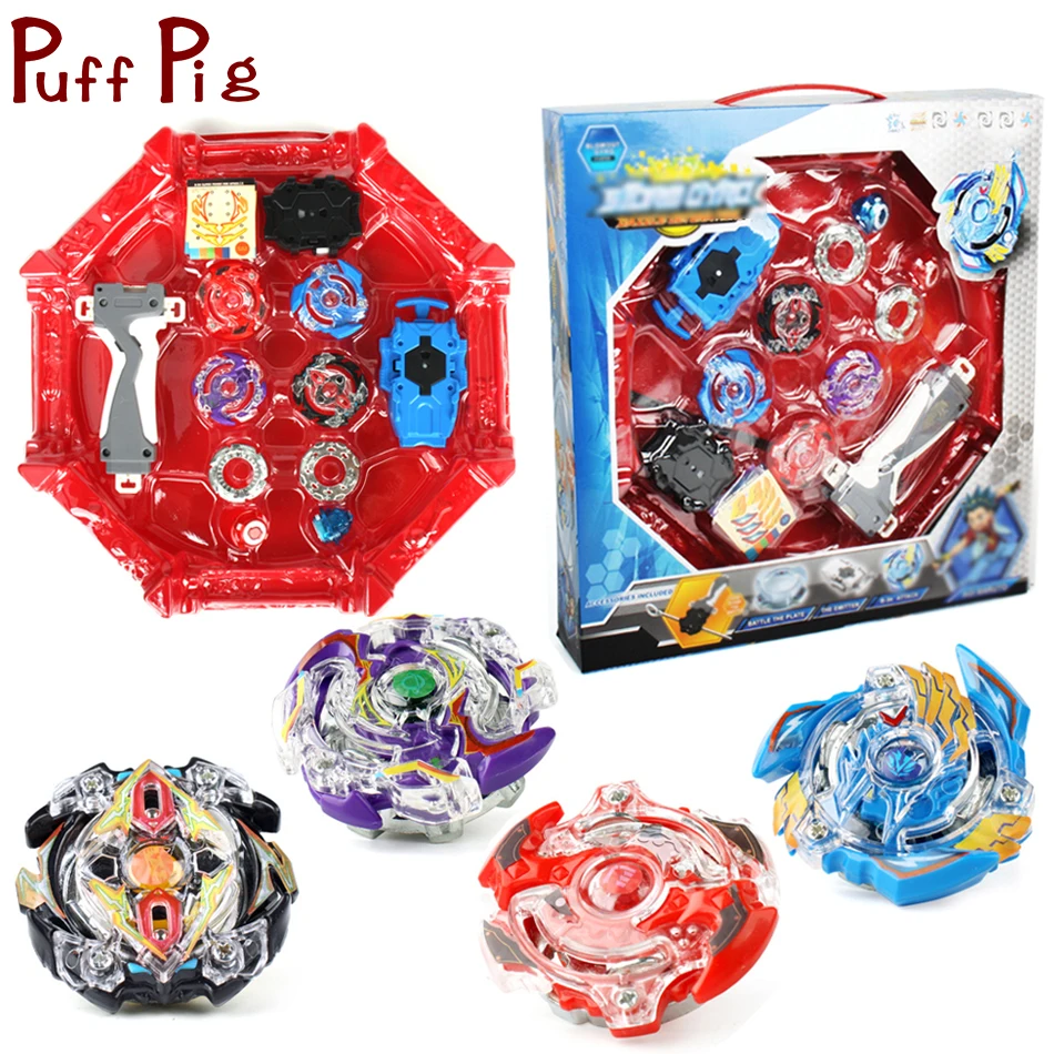 

Hot Sale Bayblades Brust Stadiums Metal Fusion Battling Spinning Top Set with Two Kinds of Launcher Stater Children Toys Hobbies