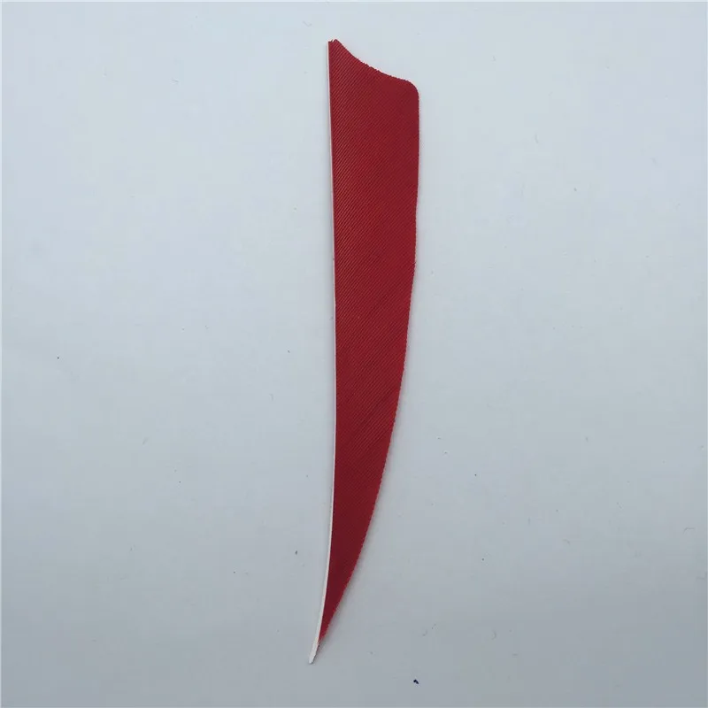 Tiro com Arco Flecha de Penas de Peru Flecha de Caça Taça Shield Fletches Pena Acessórios-4 Polegada Schield Fletchings 100pcs 4 7 Arco e flecha