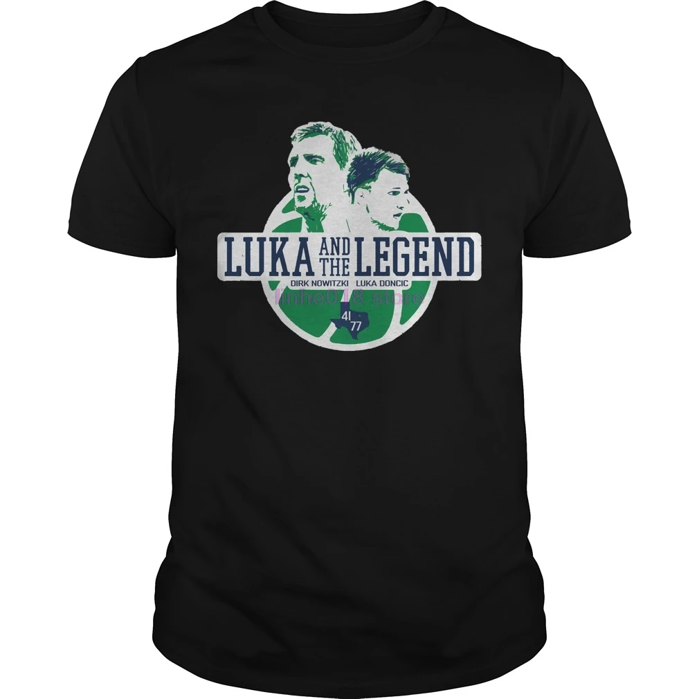 GILDAN 2019 брендовая мужская рубашка Dallas Mavericks Luka and The Legend футболка с длинными