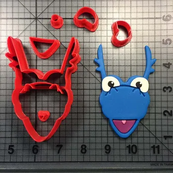 

Dinosaur Party Cookie Cutters For Fondant Cupcake Top Made 3D Printed Cake Cutter Pterodactyle McStuffins Decorating Tools