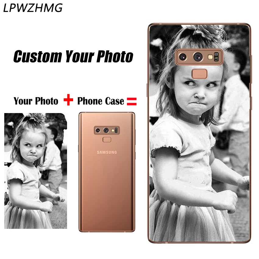 

LPWZHMG DIY Customized Name TPU Phone Case For Samsung Note 9 8 7 5 4 Cases For Samsung Galaxy Note 3 2 N7000 Back Cover