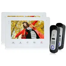Homefong Impermeable Timbre Digital Manos Libres de la Puerta de Intercomunicación Teléfono con Cámara de Teléfono de La Puerta Del Monitor de Visión Nocturna de La Ayuda