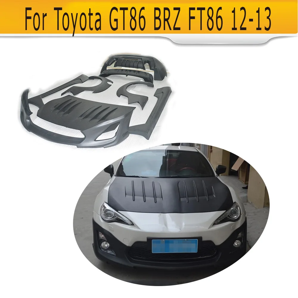 W styling FRP bumper body kit for toyota,car body styling kit for GT86