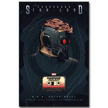 STAR LORD – Guardian of The Galaxy Art Silk Fabric Poster Print 13×20 24x36inch Superheroes Movie Picture for Room Wall Decor 21