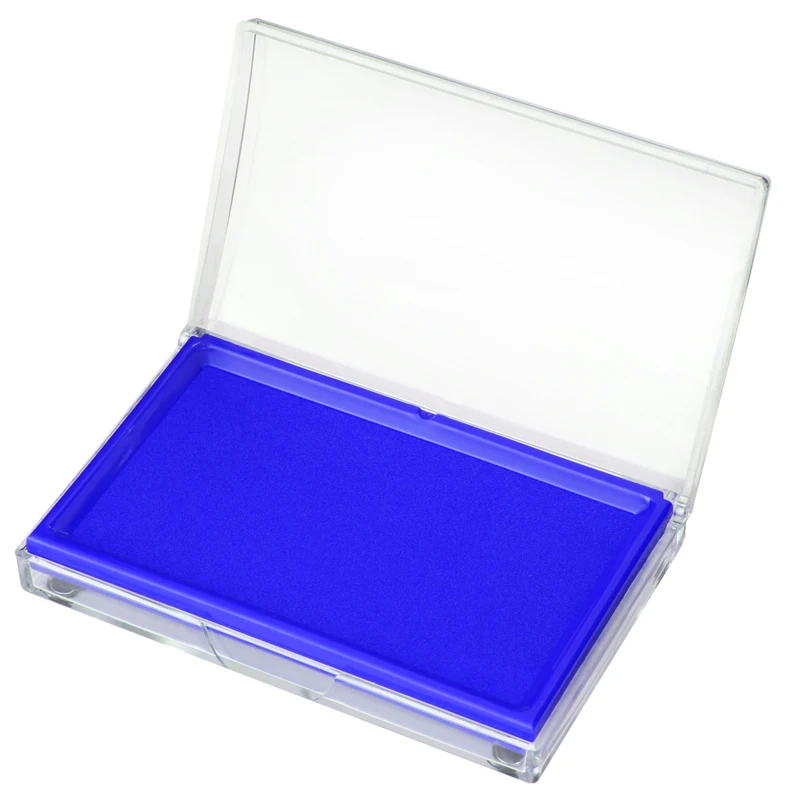 9864 large blue stamp pad capable of quick drying quick dry ink blue