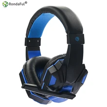 Горячая Качество Стерео Surround Gaming Headset 3.5 мм Проводной Наушники с Микрофоном для ПК Компьютер Gamer Над Ухом NFC